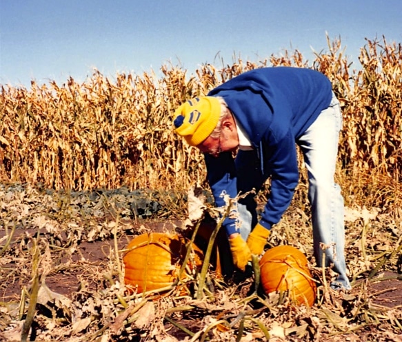 Dad and Pumpkins